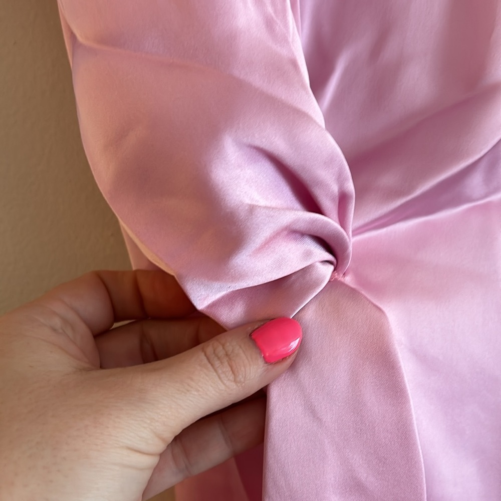 🌸Zara Silky Long Blouse Dress - Picture 4 of 9